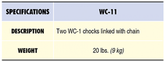 WC-11 Specs Table